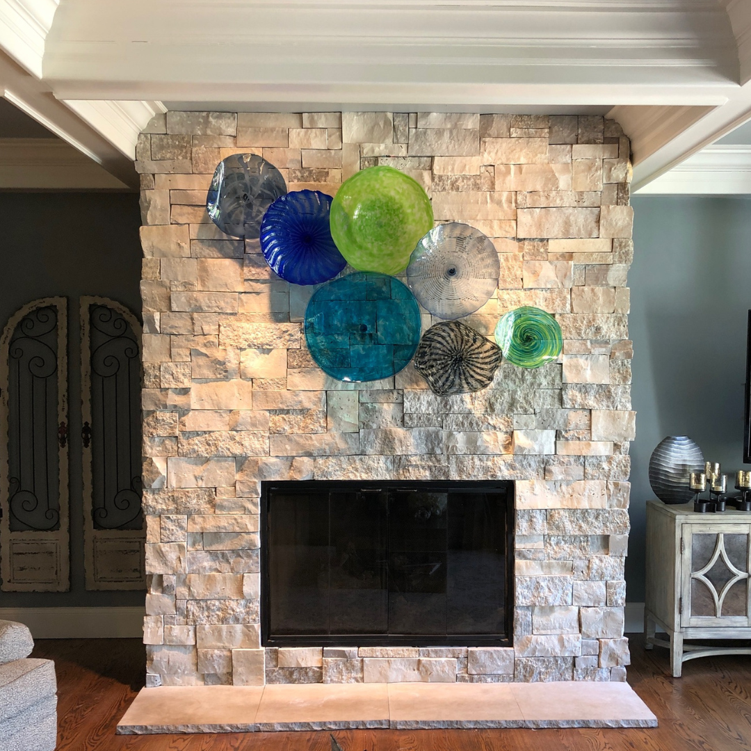 Speckled Wall Plate | Third Degree Glass Factory