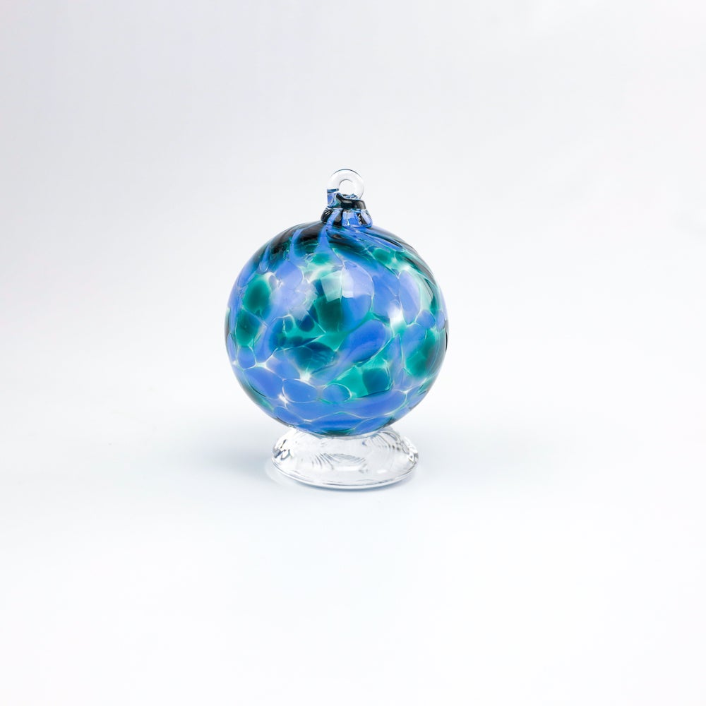 Studio blue mix ornament 2023 third degree glass third degree glass