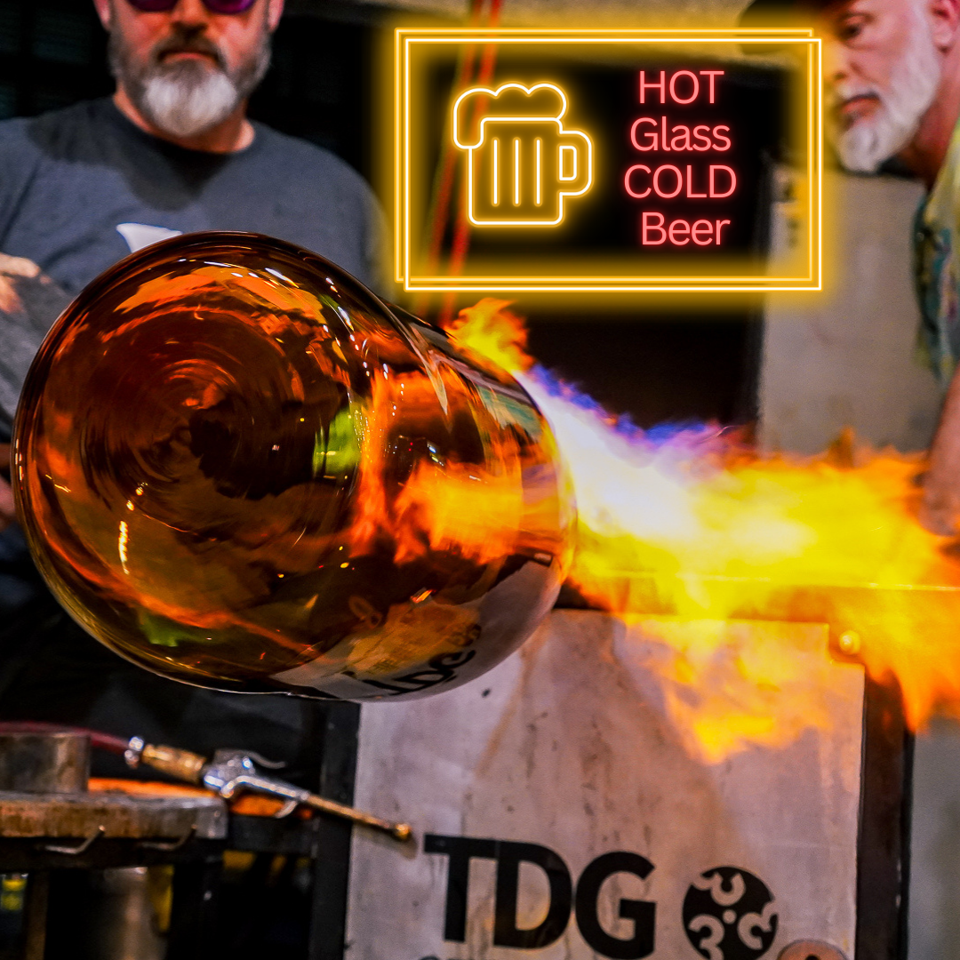 Hot glass cold beer third degree glass factory